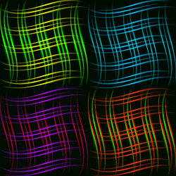 abstract set of patterns from smooth intersecting vector image