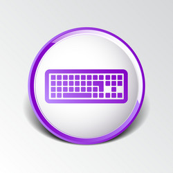 Icon keyboard laptop input put key alphabet tool vector