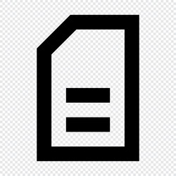 file icon suitable for website ui design vector image
