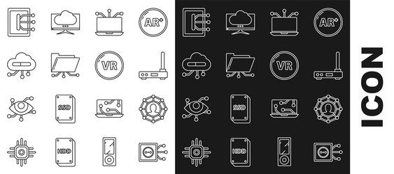 set line remote control project team base router vector image