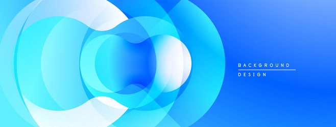 abstract blue layers create dynamic composition vector image
