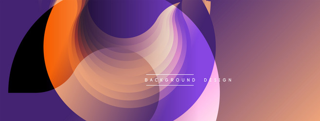 abstract fluid shapes overlap creating dynamic vector image