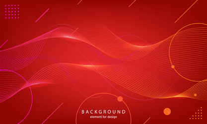 abstract wave background element for design vector image
