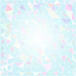 Polygonal triangular shining background vector