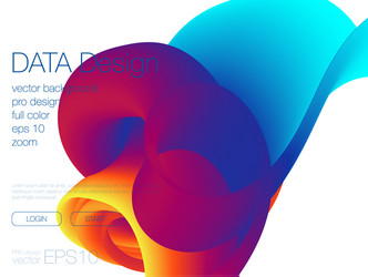 abstract blend background template for web site vector image