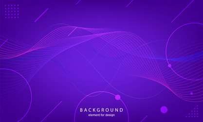 abstract wave background element for design vector image