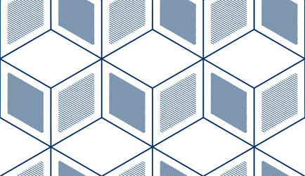geometric cubes abstract seamless pattern 3d vector image