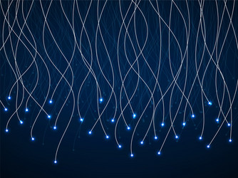 Abstract background with glowing wavy lines vector