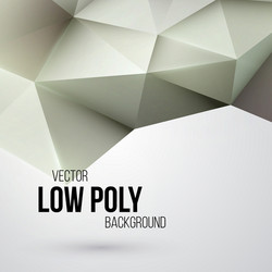 low poly triangular background design element vector image