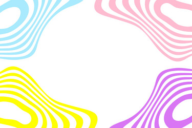 color lines pattern creative abstract line style vector image