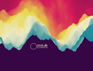 Dynamic Abstract Flow Background vector image