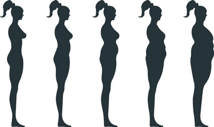 Fat Female Silhouette Naked Body Vector Images (over 120)