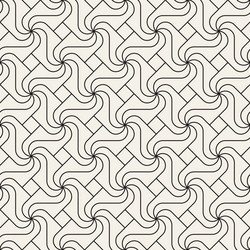 seamless pattern repeating geometric elements vector image