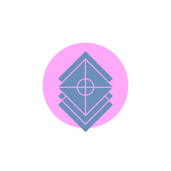 Arrange design layers stack layer glyph icon vector