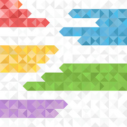 abstract geometric background of color blocks vector