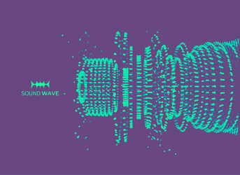 array with dynamic particles sound wave vector image