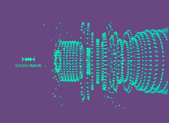 array with dynamic particles sound wave vector