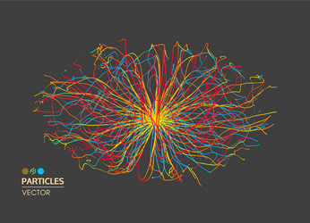 abstract science or technology background array vector image