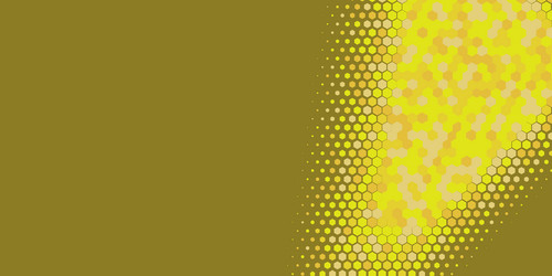 Geometric multi size hexagon with color vector