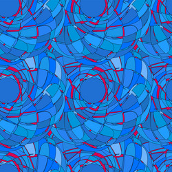 seamless pattern with abstract broken colorful vector image