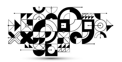 Tech Geometric Abstract Background vector image