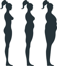 Fat Female Silhouette Naked Body Vector Images (over 120)