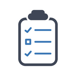 Task List Icon - Checkmark vector image
