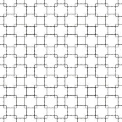 a seamless pattern of overlapping squares vector image