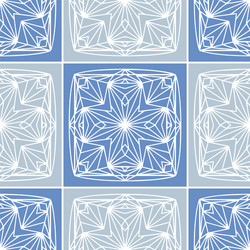 classic blue gray quilt block seamless vector