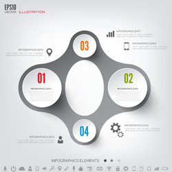 cloud computing background with web icons social vector image