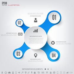 Cloud computing background with web icons social vector