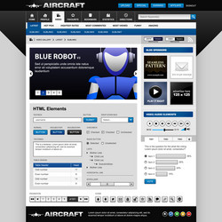 web design element template a set vector image