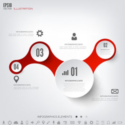 Cloud Computing & Web Icons Background vector image