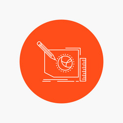 content design frame page text white line icon vector image