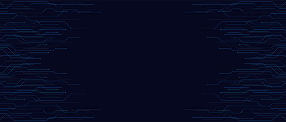 dark background with lines computer elements vector image