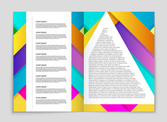 abstract layout background set for art vector image