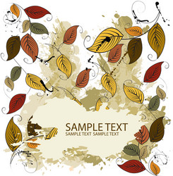 autumn background Vector Image