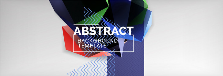 dark 3d triangular low poly shapes abstract vector image