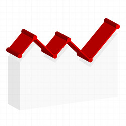 Line graph element chart over gridded vector
