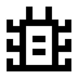 Bug icon suitable for website ui design vector