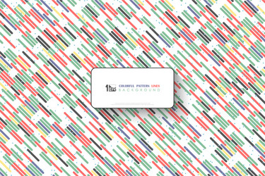abstract trendy parallel lines pattern design vector image