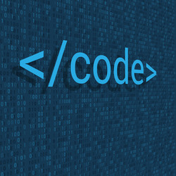 Binary code digital technology background vector