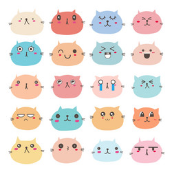 Isolated Cute Angry Cat Emoji Stock Illustration - Illustration of smile,  kawaii: 225096209