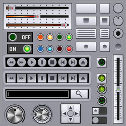 Modern UI Element Collection vector