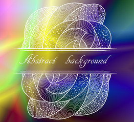 abstract colorful background with pattern vector image