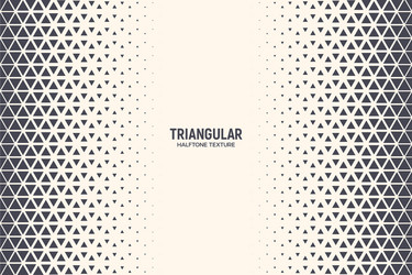 Triangular Halftone Tech Background vector image