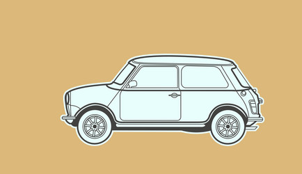 retro car Vector Image