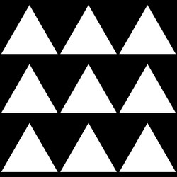 triangle basic shape mosaic repeatable pattern vector image