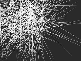 Geometric s with random edgy irregular lines vector