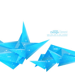 abstract background with geometric shapes vector image